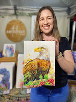 Bald Eagle and Conifers Wall Art