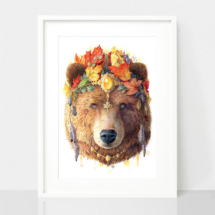 Bear Art Print - Spirit Animal Series