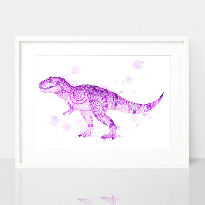 T-Rex Dinosaur Print