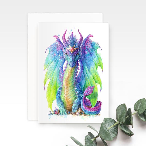 Mystic Dragon Greeting Card