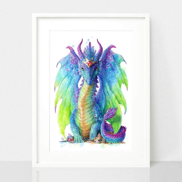 Glow in the Dark Dragon Print