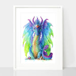 Glow in the Dark Dragon Print