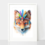 Fox Art Print - Spirit Animal Series