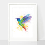 Hummingbird Bird Fine Art Wall Print