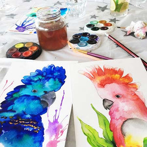 VIRTUAL WORKSHOP: Paint Watercolour Australian Birds at Home