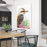 Kookaburra and Gum Blossoms Wall Art