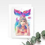 Rainbow Mermaid Greeting Card