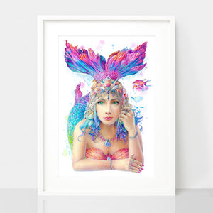 Mermaid Art Print - Mystic Series