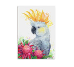 White Sulphur Crested Cockatoo and Waratahs Wall Art