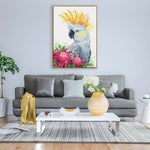 White Sulphur Crested Cockatoo and Waratahs Wall Art