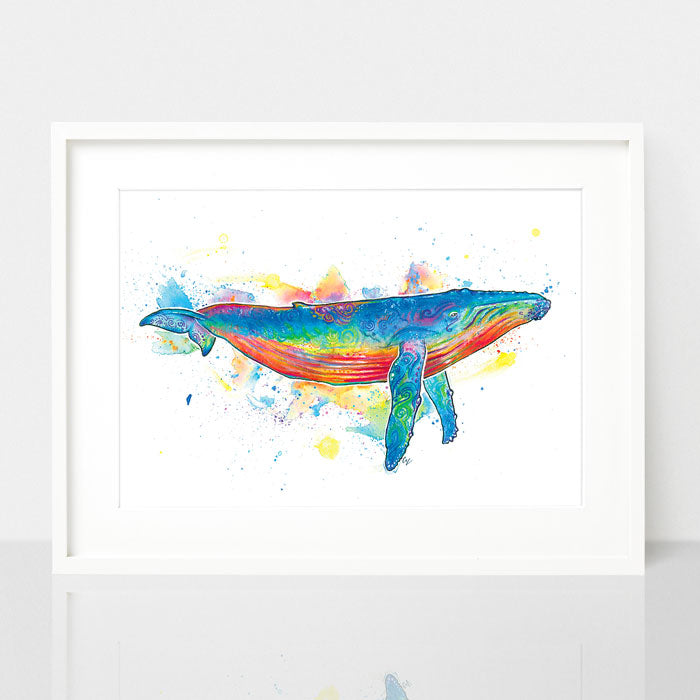 Humpback Whale Art Print