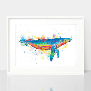 Humpback Whale Art Print