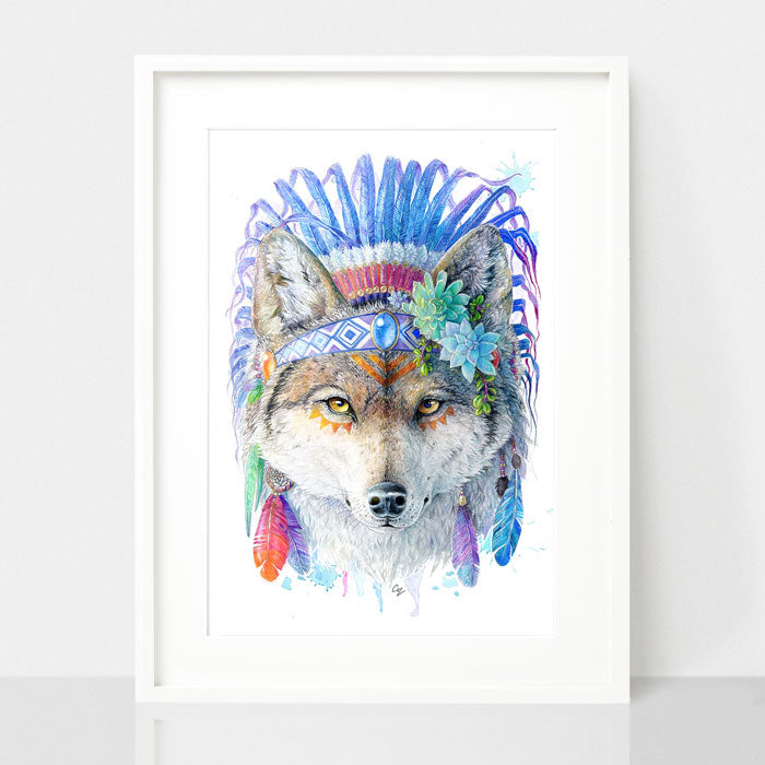 Wolf Print - Spirit Animal Series