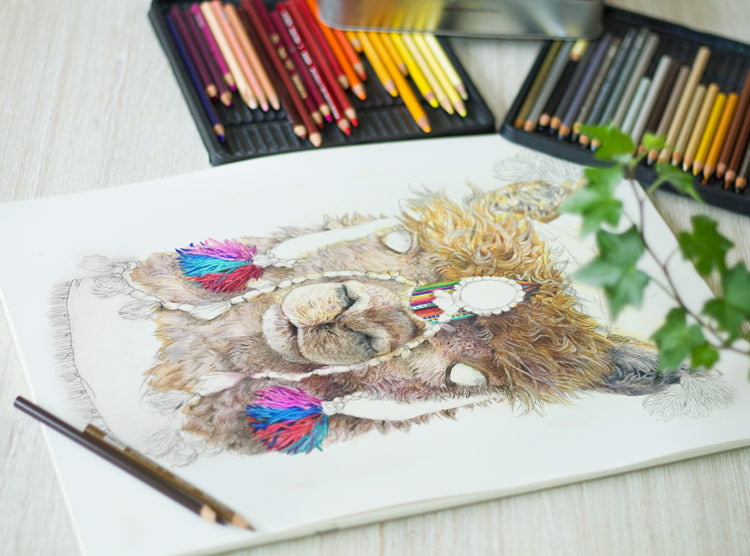 Alpaca / Llama Print - Spirit Animal Series