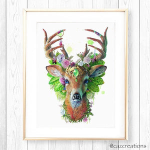 Deer Print - Spirit Animal Series