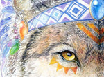 Wolf Print - Spirit Animal Series
