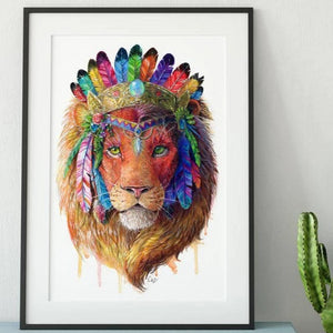 Lion Print - Spirit Animal Series
