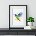 Hummingbird Bird Fine Art Wall Print