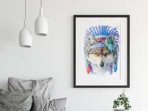 Wolf Print - Spirit Animal Series