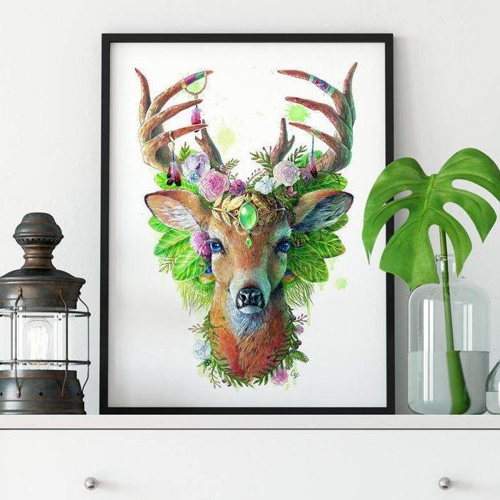 Deer Print - Spirit Animal Series