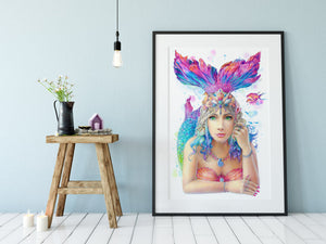 Mermaid Art Print - Mystic Series
