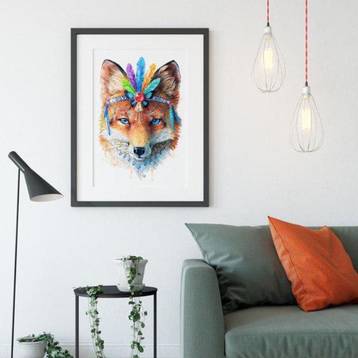 Fox Art Print - Spirit Animal Series