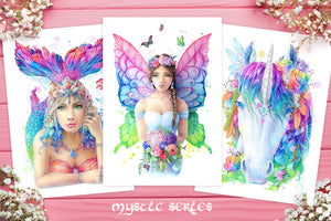 Rainbow Fairy Art Print