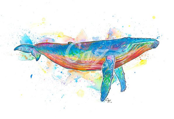 Humpback Whale Art Print