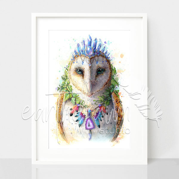 Bohemian Owl - Spirit Animal Series